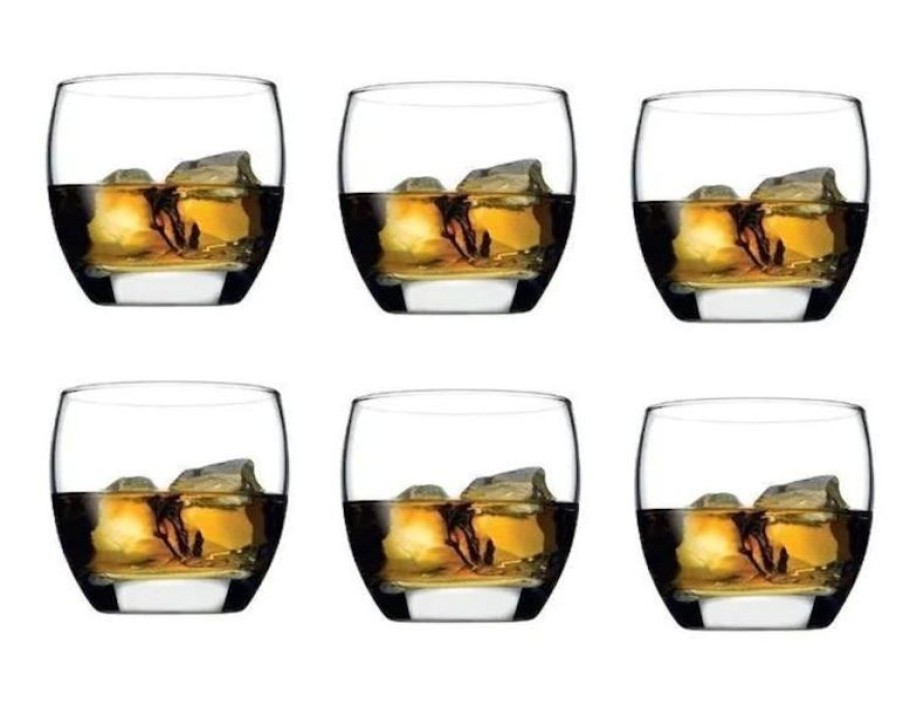 Tafelen Gulcan Home | Pasabahce Barrel Whiskyglazen 6 Stuks | 340 Cc