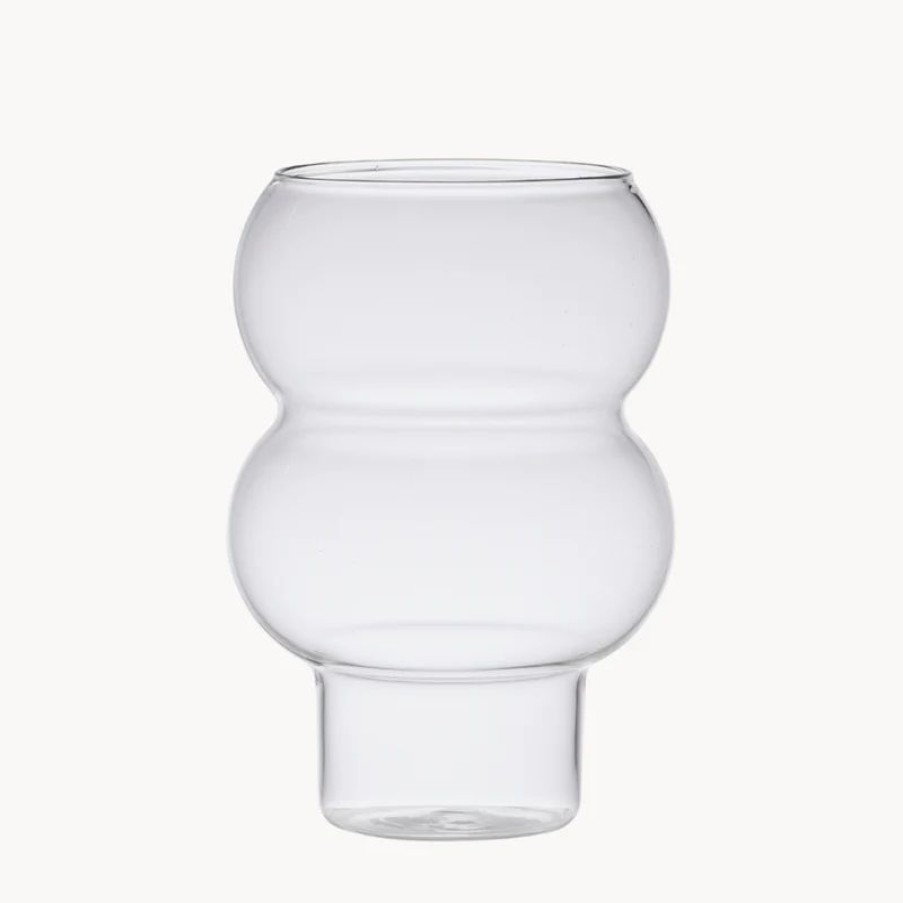 Tafelen Gulcan Home | Wavy Two Bubble Glas | 2 Stuks | 535 Ml