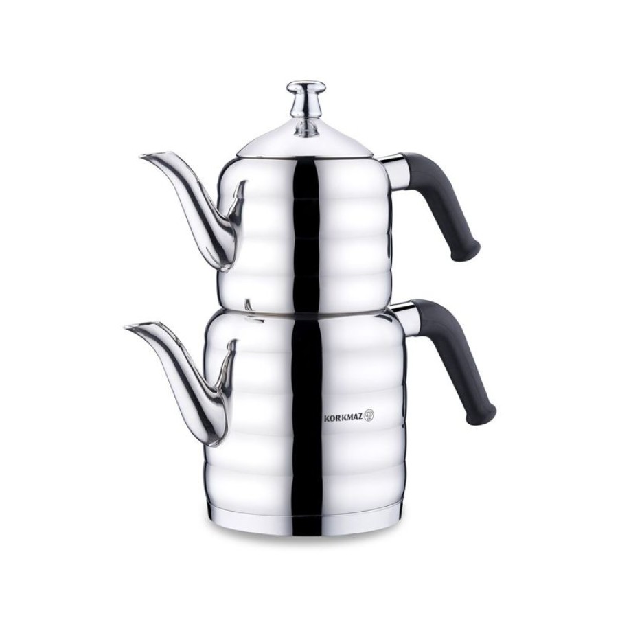 Keuken Gulcan Home | Korkmaz Mina Maxi Theepot Set | 1.1 + 2.0 Liter | A036