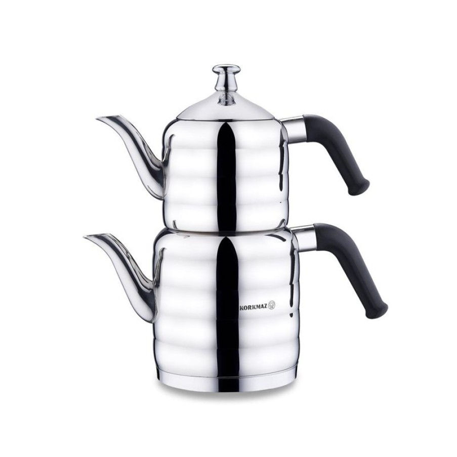 Keuken Gulcan Home | Korkmaz Mina Maxi Theepot Set | 1.1 + 2.0 Liter | A036