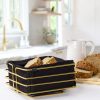 Keuken Gulcan Home | Broodmand Vierkant 20X20 Cm Goud