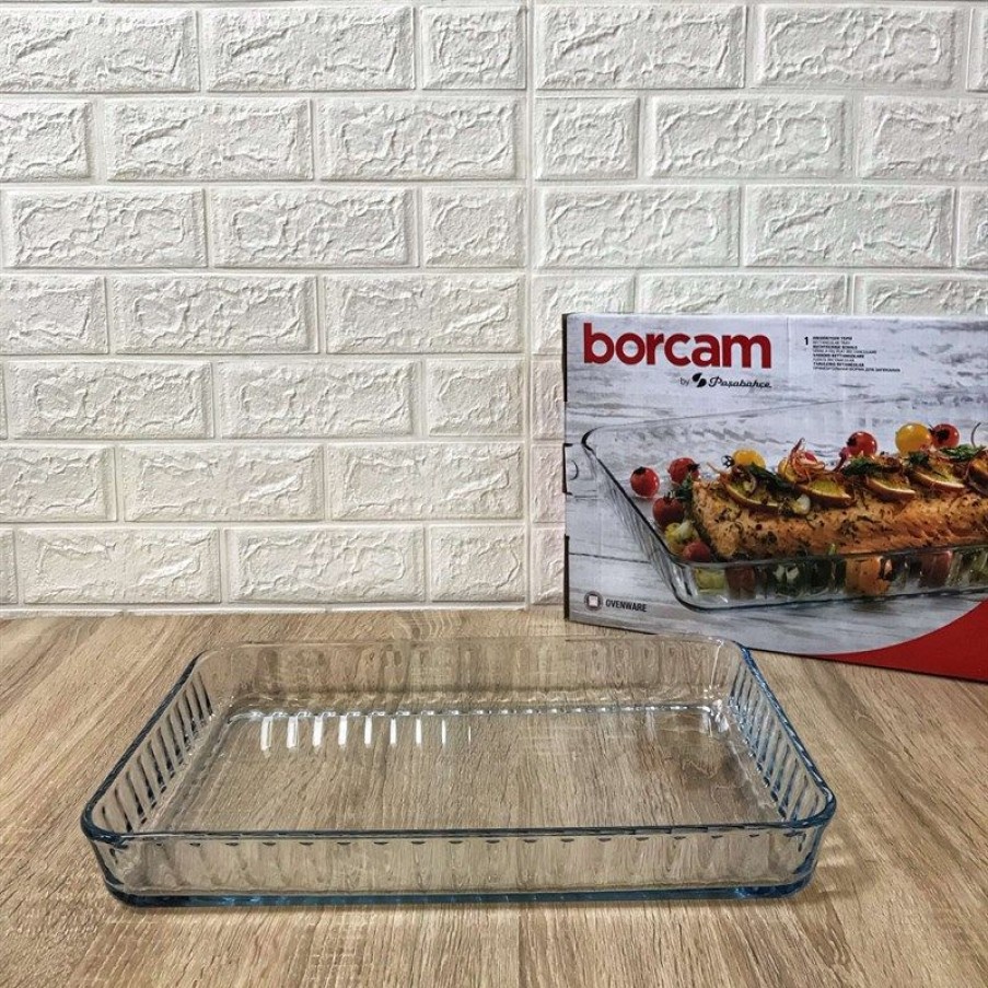 Keuken Gulcan Home | Pasabahce Borcam Ovenschaal Rechthoekig 3800 Cc