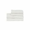 Huistextiel Gulcan Home | Karaca Home Vicente Offwhite 100% Katoen Set Van 4 Handdoeken