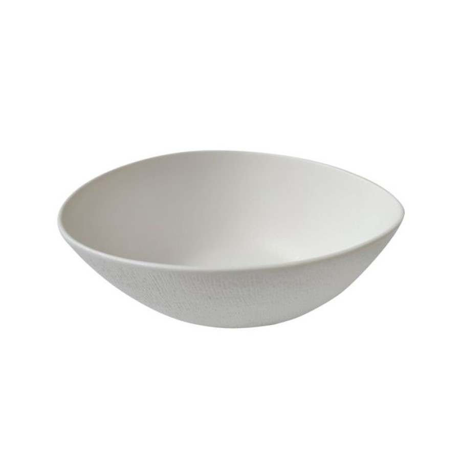 Tafelen Gulcan Home | Bricard Sery Schaal 25,4 Cm | Mat Wit | 1 Stuk