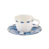 Tafelen Gulcan Home | Karaca Fine Pearl Azur Koffiekopjes Set Voor 6 Personen