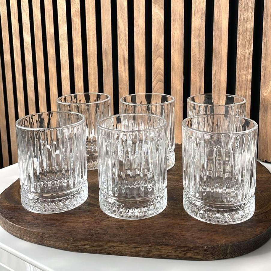 Tafelen Gulcan Home | Elysia Dupe Whiskeyglazen | 6 Stuks | 335 Ml