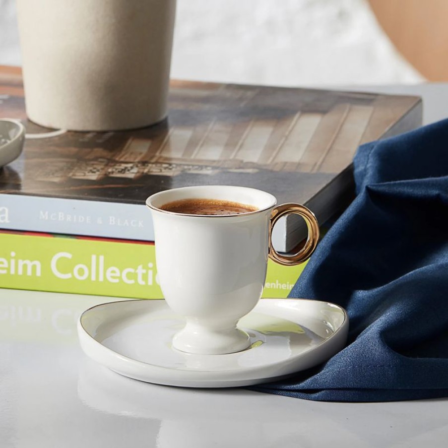 Tafelen Gulcan Home | Karaca Mum 12-Delig Koffiekopjes Set 90 Ml