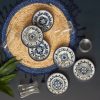 Tafelen Gulcan Home | Karaca Zeher Blauw 12-Delig Theeglazen Set Voor 6 Personen