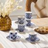 Tafelen Gulcan Home | Karaca Doris 12-Delige Espressokopjes Set | 90 Ml