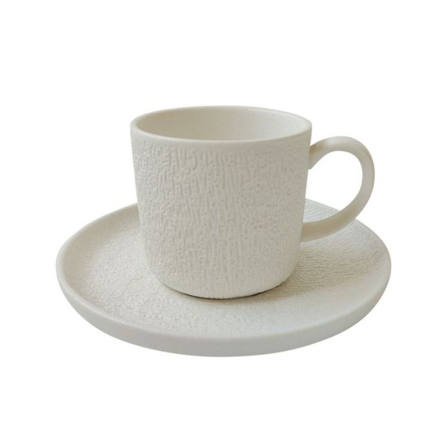 Tafelen Gulcan Home | Bricard Valance 12-Delige Koffieset | Mat Wit | 200 Ml