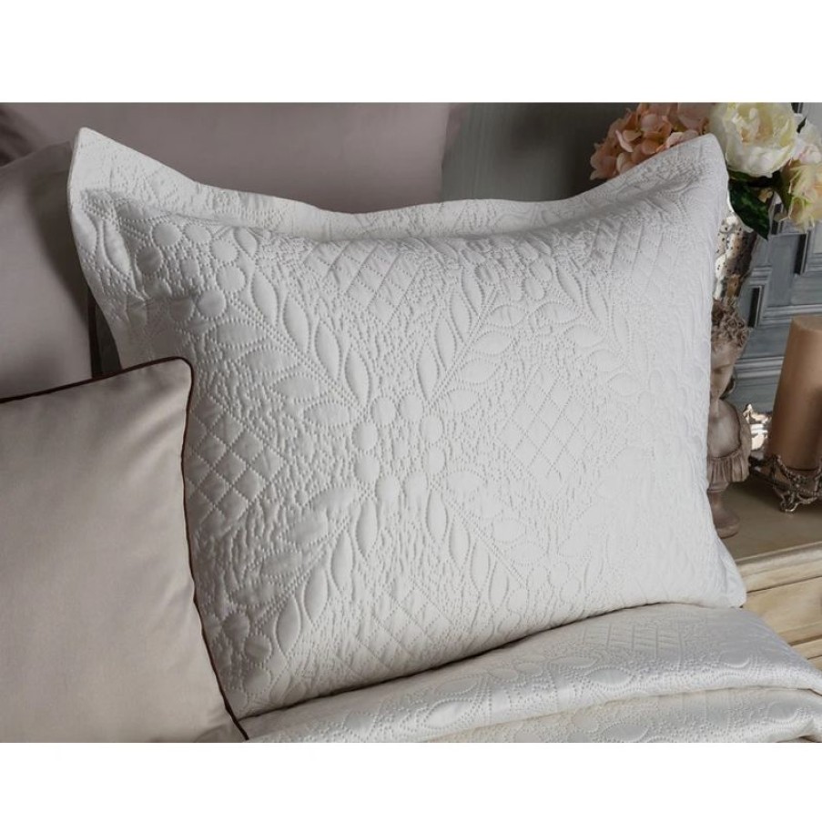 Huistextiel Gulcan Home | Glory Bedsprei 2 Persoons 100% Polyester Wit