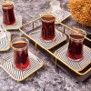 Tafelen Gulcan Home | Karaca Black Noir 6-Persoons 12-Delige Theeglazen Set