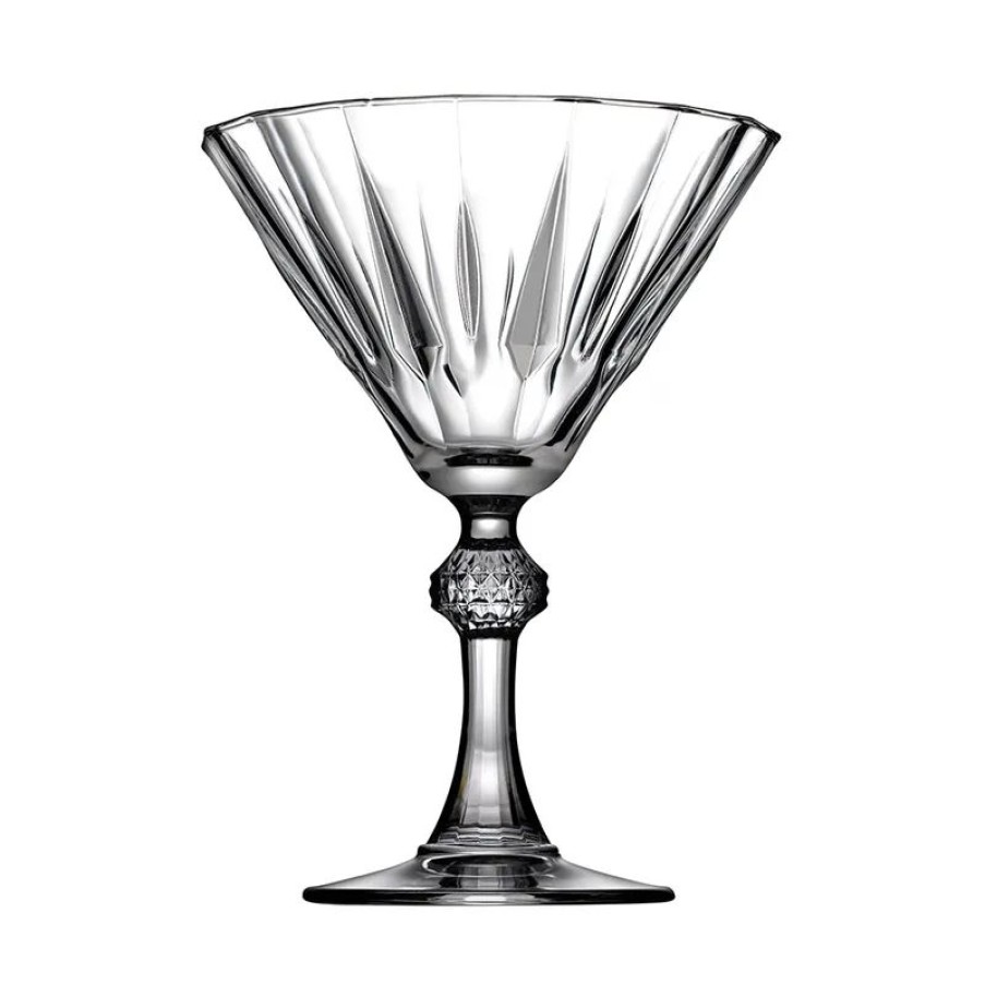 Tafelen Gulcan Home | Pasabahce Diamond Martini/Cocktail Glazen | 6 Stuks | 240 Ml