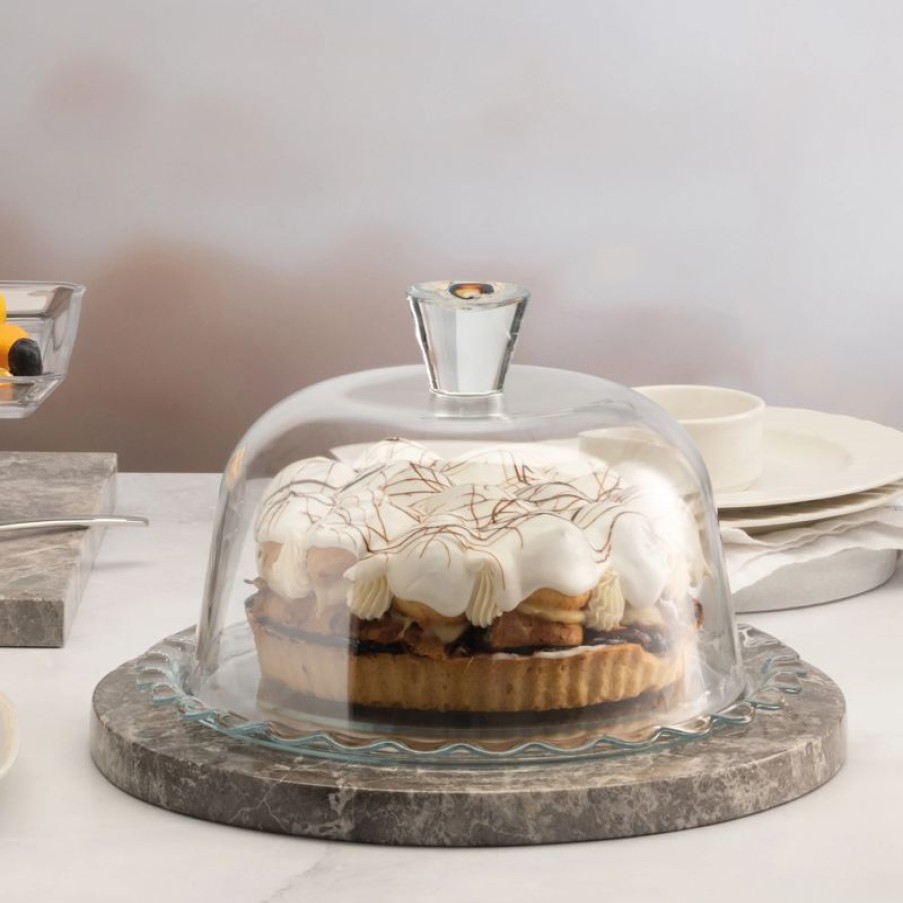 Tafelen Gulcan Home | Pasabahce Petite Patisserie Taartplateau 26,4 Cm